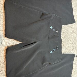 Y2K  Black Pinstripe Trousers